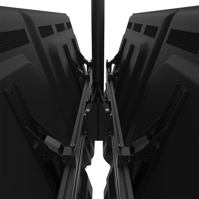 Kanto Back to Back Quad Screen Ceiling Mount for 40"-45" TV's-4
