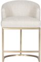 Vanguard® Furniture Vanguard Index Porcelain/Satin Brass Counter Stool-1
