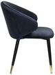 VIG Furniture Modrest Elon 2-Piece Blue Dining Chair Set-2