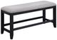 Steve Silver Co. Yves Charcoal/Gray 24" Counter Bench-0