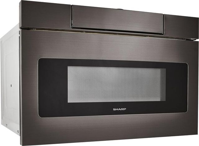 Sharp® 1.2 Cu. Ft. Black Stainless Steel Microwave Drawer-2