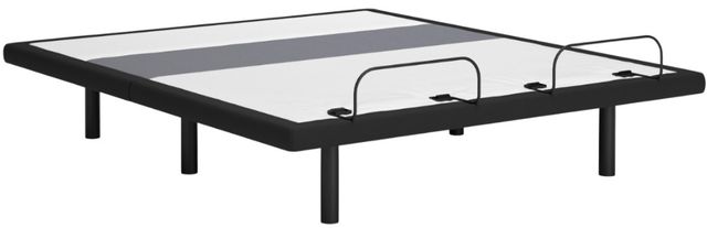 Sierra Sleep® By Ashley® Best Base Charcoal Gray California King Adjustable Base with Lumbar and Audio-1