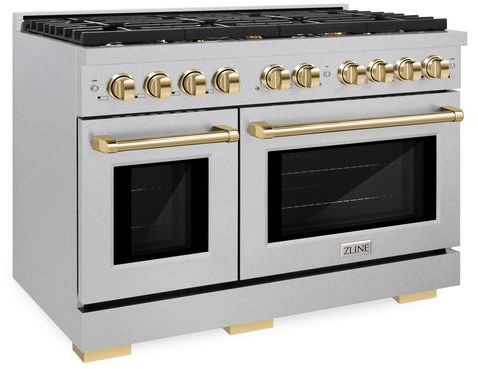 ZLINE Autograph Edition 48" Satin Stainless Steel Pro Style Gas Range-2