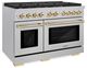 ZLINE Autograph Edition 48" Satin Stainless Steel Pro Style Gas Range-2