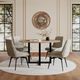 Modus Furniture CEO Beige Upholstered Swivel Dining Side Chair-1