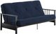 dhp furniture® Harlow Blue Futon with Arms-0