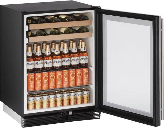 U-Line® 1000 Series 5.4 Cu. Ft. Stainless Steel Beverage Center-2