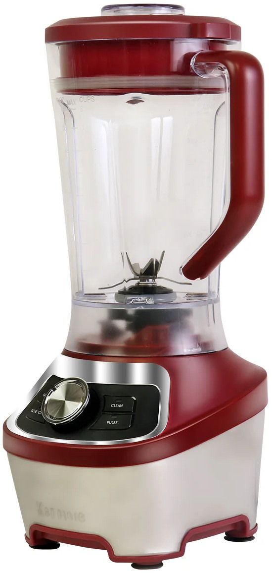 Kenmore® 1200W Red and Stainless Steel Counter Blender with Variable Speed-0