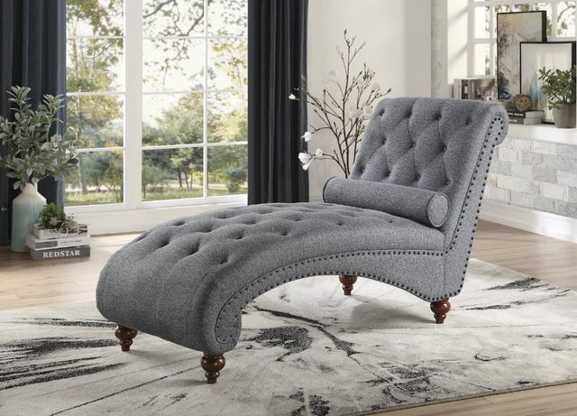 Homelegance® Bonne Dark Gray 69" Chaise-1