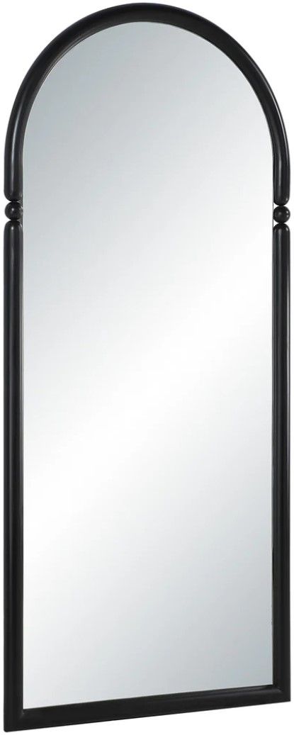 Renwil® Arcade Matte Black Full Length Mirror-2