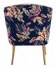Zuo® Tina Pink, Gold & Foliage Print Accent Chair-3