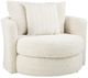 Albany Industries Doodle Ivory Swivel Chair-0