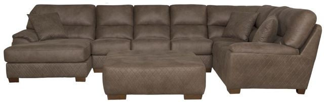 Jackson Furniture Royce 4-Piece Taupe Left Side Facing U-Shape Chaise Sectional Set-3