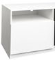 Mazin Furniture Amari Glossy White 70" TV Stand with Fireplace-4