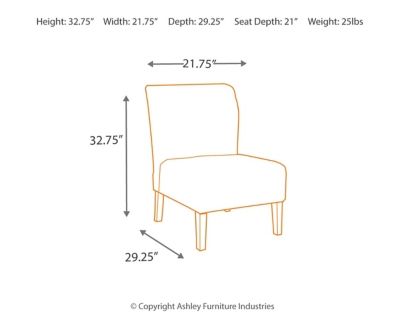 Signature Design by Ashley® Honnally Sapphire Accent Chair-3