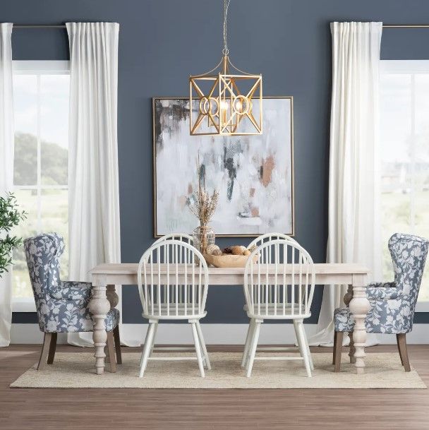 Crestview Collection Harvest White Dining Table-2