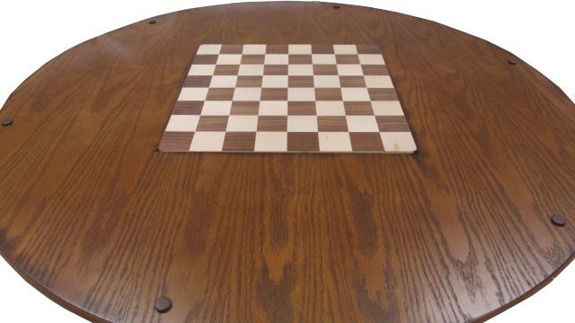 HH2 Home Park View Medium Brown Oak Game Table-3