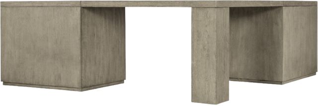 Hooker® Furniture Linville Falls Mink Corner Combo Desk with Two Open Shelves-2
