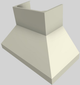 Vent-A-Hood® 48" Biscuit Euro-Style Wall Mounted Range Hood-5
