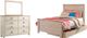 Signature Design by Ashley® Willowton 2-Piece Whitewash Full Panel Bed Set-0