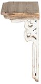 A & B Home Vamont Antique White/Beige Wall Shelf-2