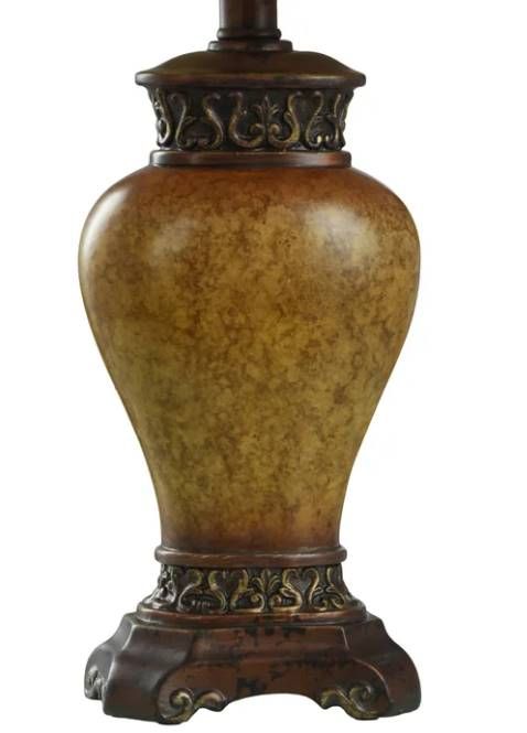 Stylecraft Maximus Bronze/Ivory Table Lamp -3
