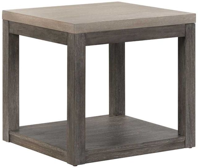 Liberty Furniture Piedmont Ash End Table with Charcoal Base-0