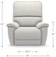 La-Z-Boy® Norris Chestnut Leather Wall Recliner-5