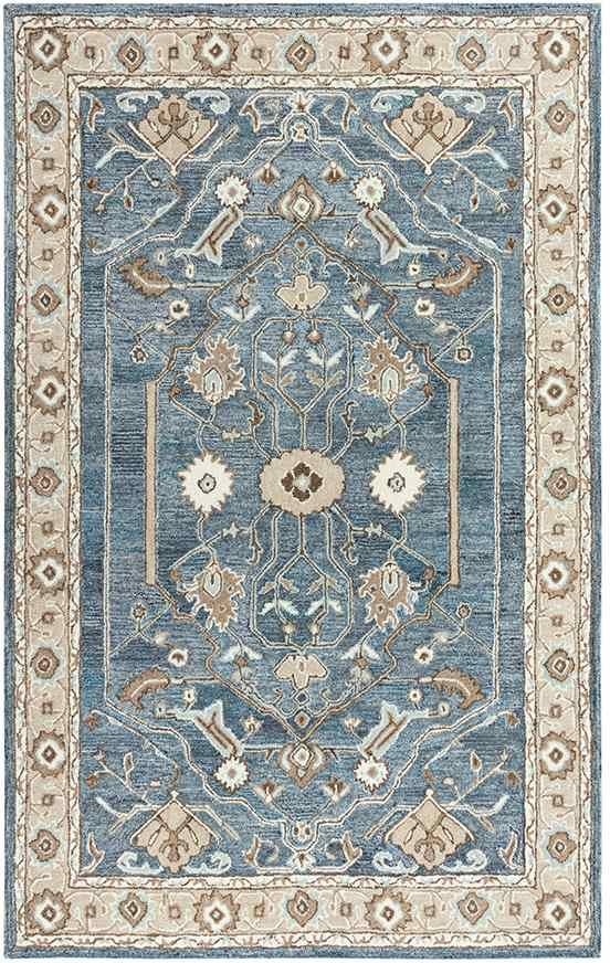 Rizzy Home Essence Blue 5'x8' Rectangular Rug-0
