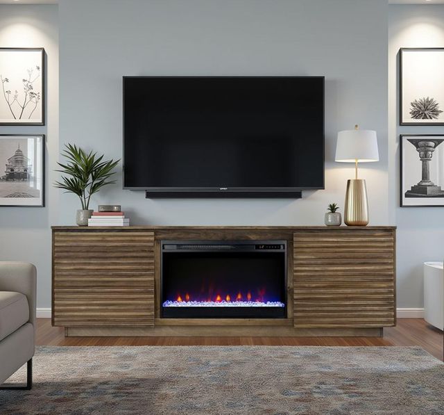 Legends Home Stardust Bourbon Fireplace Console-1