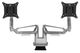 Kanto Gas Shock Dual Arm Silver Desktop Monitor Mount for 17"-32" Displays-5