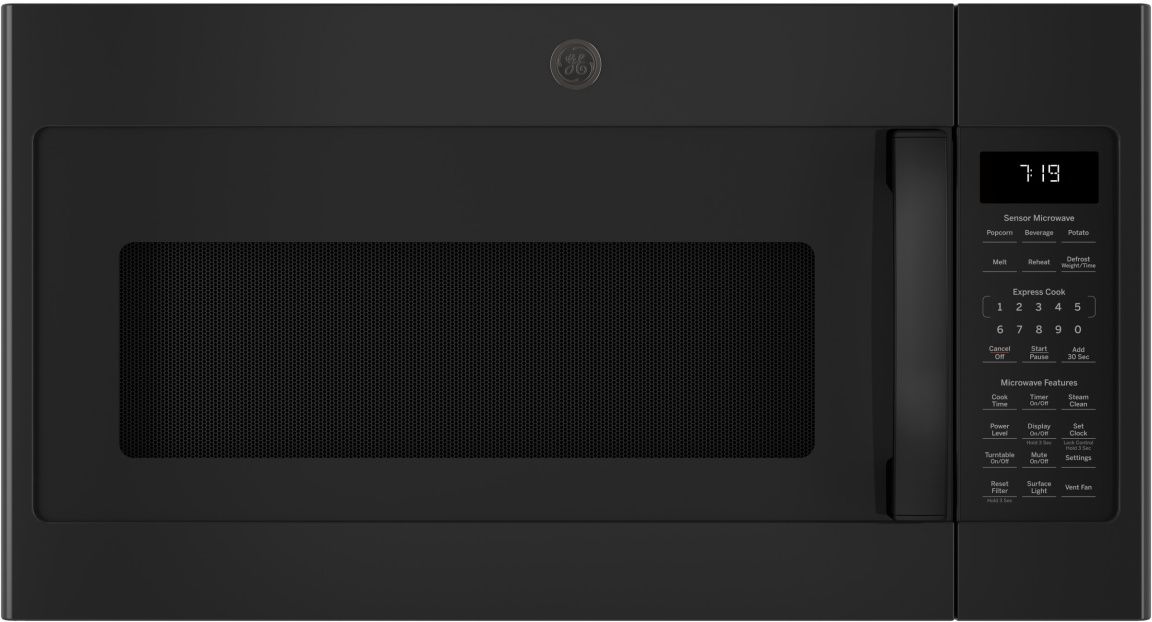 GE® Series 1.9 Cu. Ft. Black Over The Range Microwave