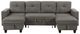 Homelegance® Robinson 4-Piece Gray U-Shape Sectional and Chaise-2