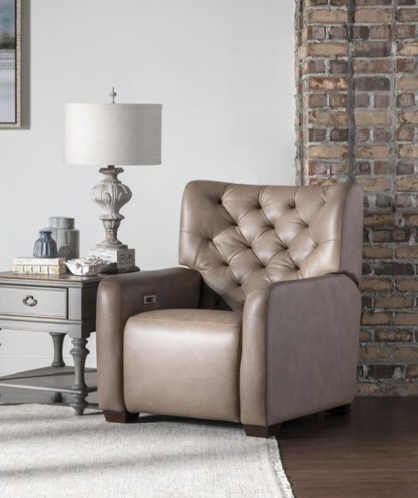 Legacy Classic Fen Positano Fumo/Warm Oak Power Recliner-2