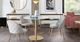 Diamond Sofa® Stella Gold/White 36" Round Dining Table-2
