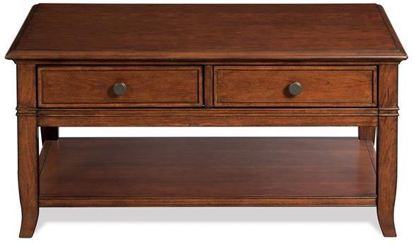 Riverside Furniture Campbell Burnished Cherry Coffee Table-2