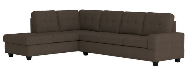 Homelegance® Maston 2-Piece Chocolate Right-Arm Facing Reversible Sectional-2