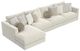 Jackson Furniture Ritzy 4-Piece Bone Sectional and Chaise-0