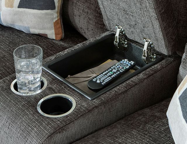 Signature Design by Ashley® Kanlow Dusk Double Reclining Loveseat with Console-4