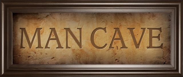 Classy Art Man Cave by John Jones Wall Art-0