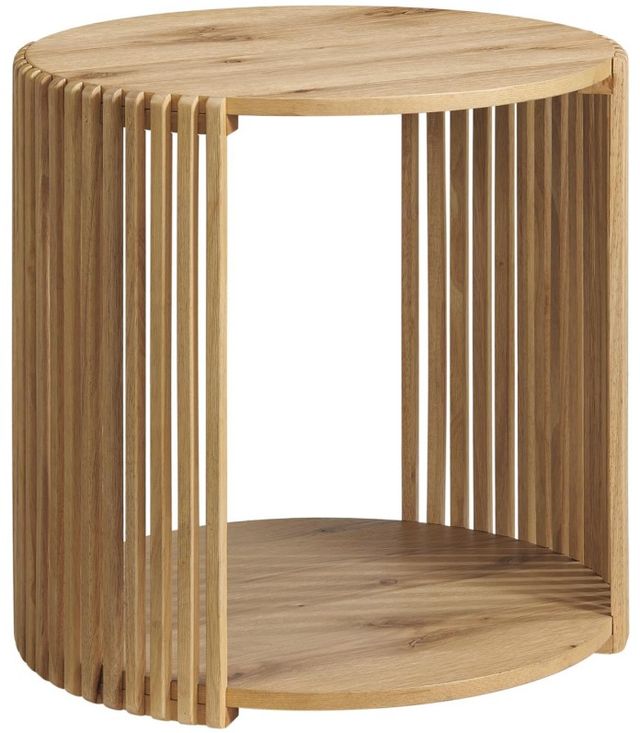 Martin Svensson Fenwick Rustic Oak End Table-0
