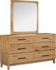 Magnussen Home® Davenport Rustic Caramel Double Drawer Dresser-5