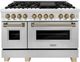 ZLINE Autograph Edition 48" Stainless Steel Pro Style Dual Fuel Range-0