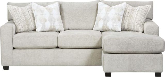 Fusion Furniture Kittery Dove 93" Sofa with Chaise-0