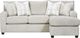 Fusion Furniture Kittery Dove 93" Sofa with Chaise-0