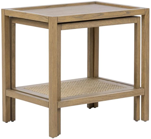 Classic Home Devin Khaki Mist Nesting Accent Table-2