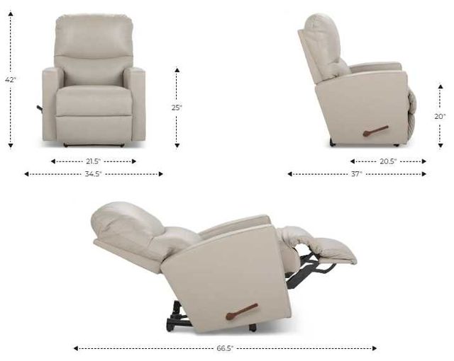 La-Z-Boy® Sherman Ash Manual Wall Recliner-2