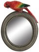 A & B Home Brown Parrot Frame Mirror-0