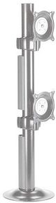 Chief® Silver Dual Monitor Vertical Grommet Mount-0