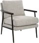 Uttermost® Sebastian Dark Bronze/Ivory Accent Chair-0